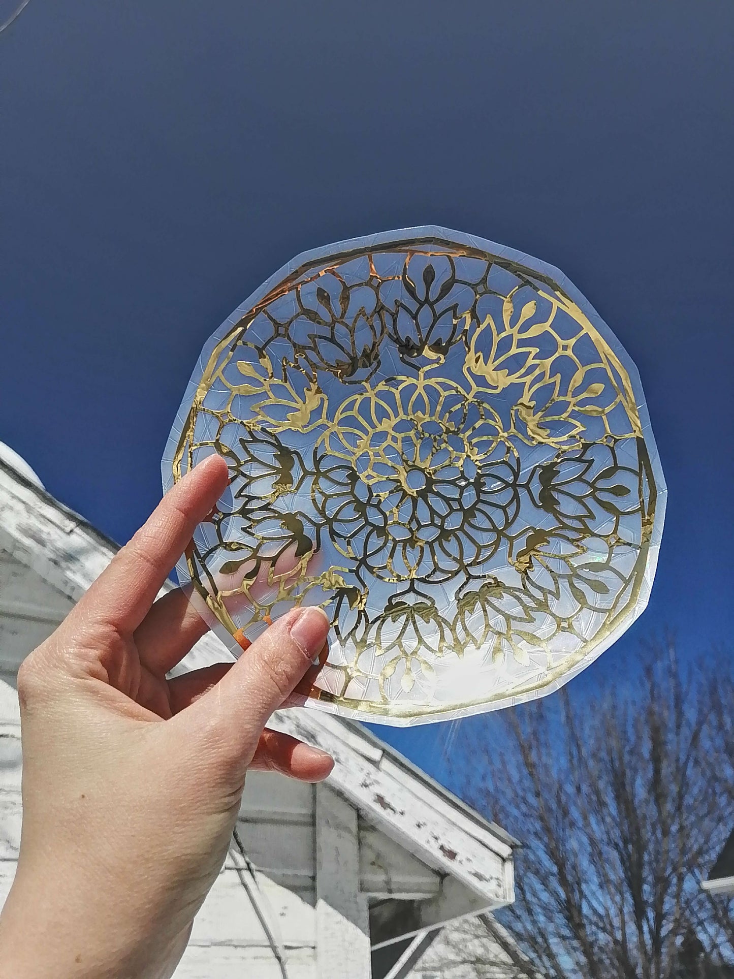 Collant suncatcher - Mandala Lotus