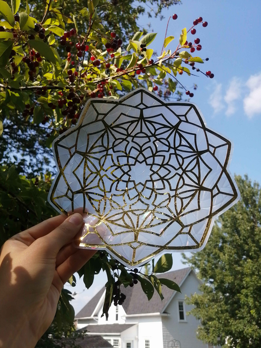 Collant suncatcher - Mandala Kaléidoscope