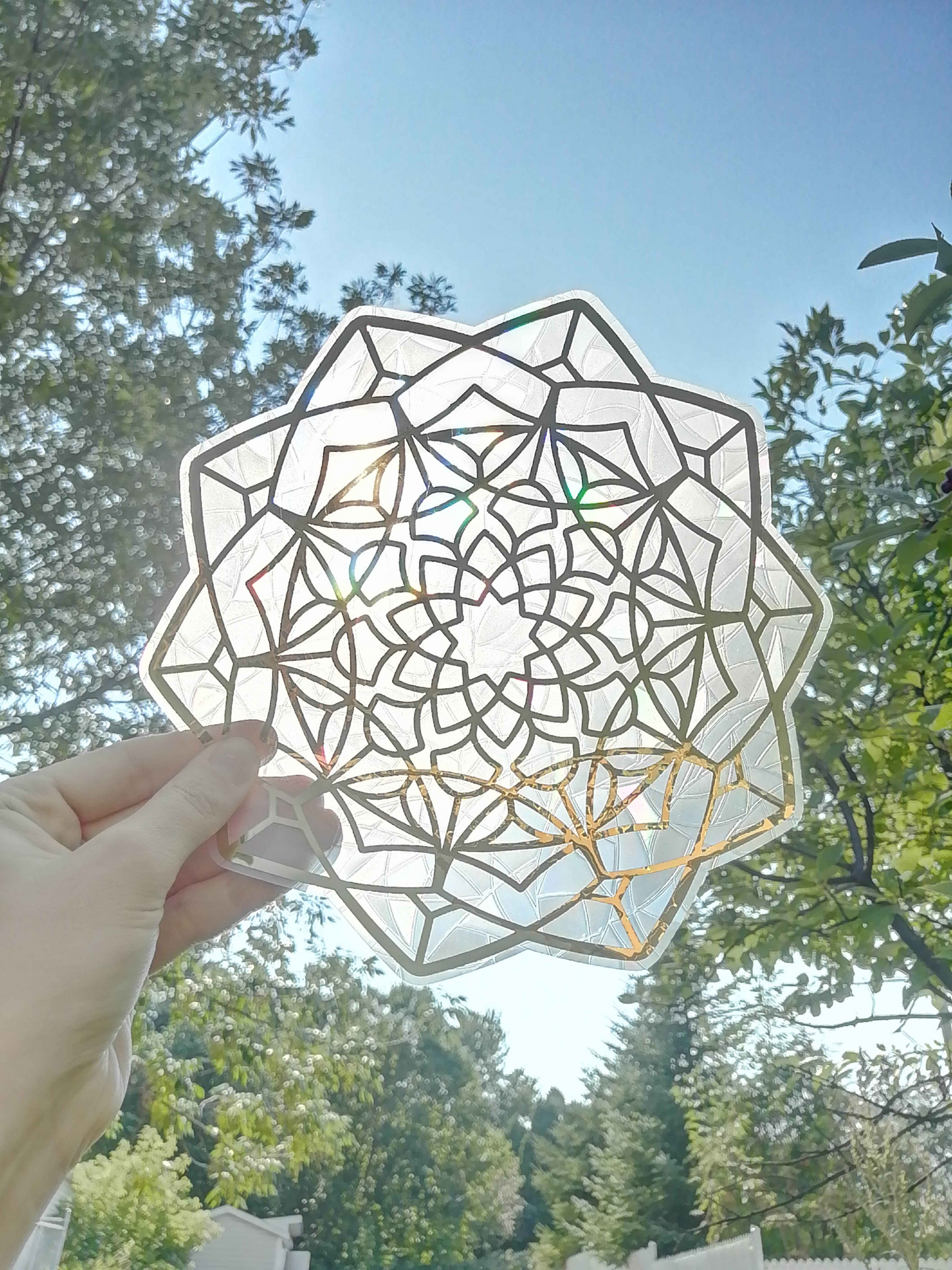 Collant suncatcher - Mandala Kaléidoscope