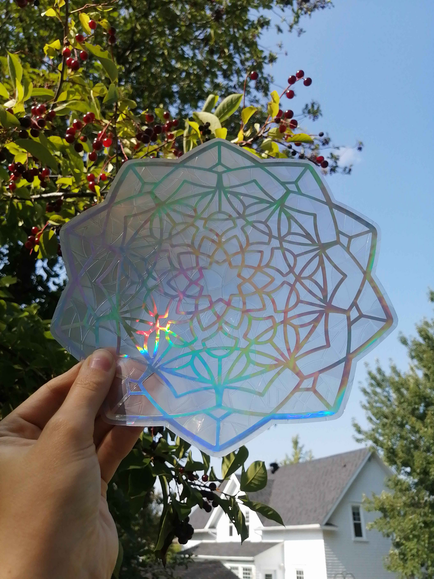 Collant suncatcher - Mandala Kaléidoscope