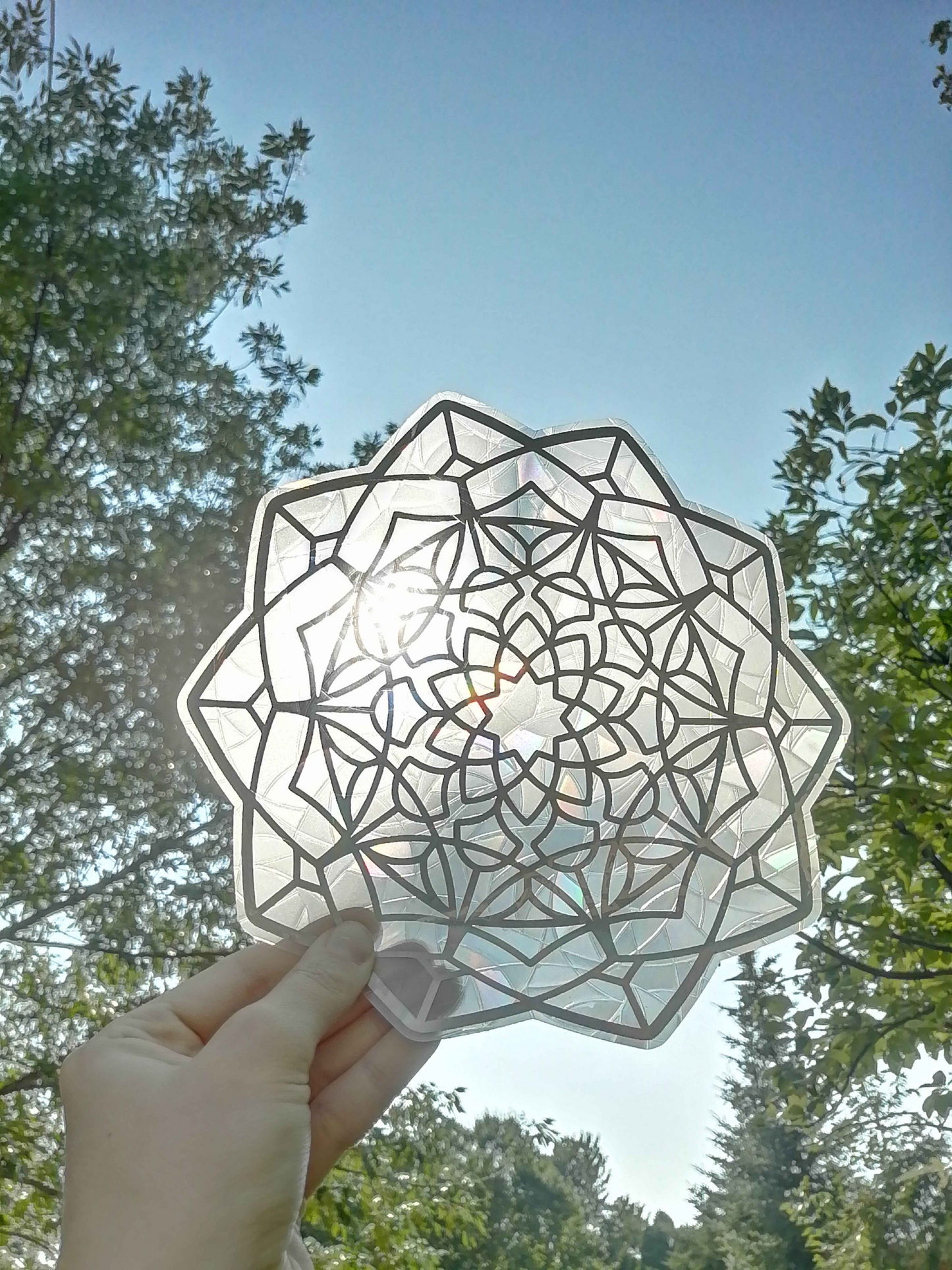 Collant suncatcher - Mandala Kaléidoscope