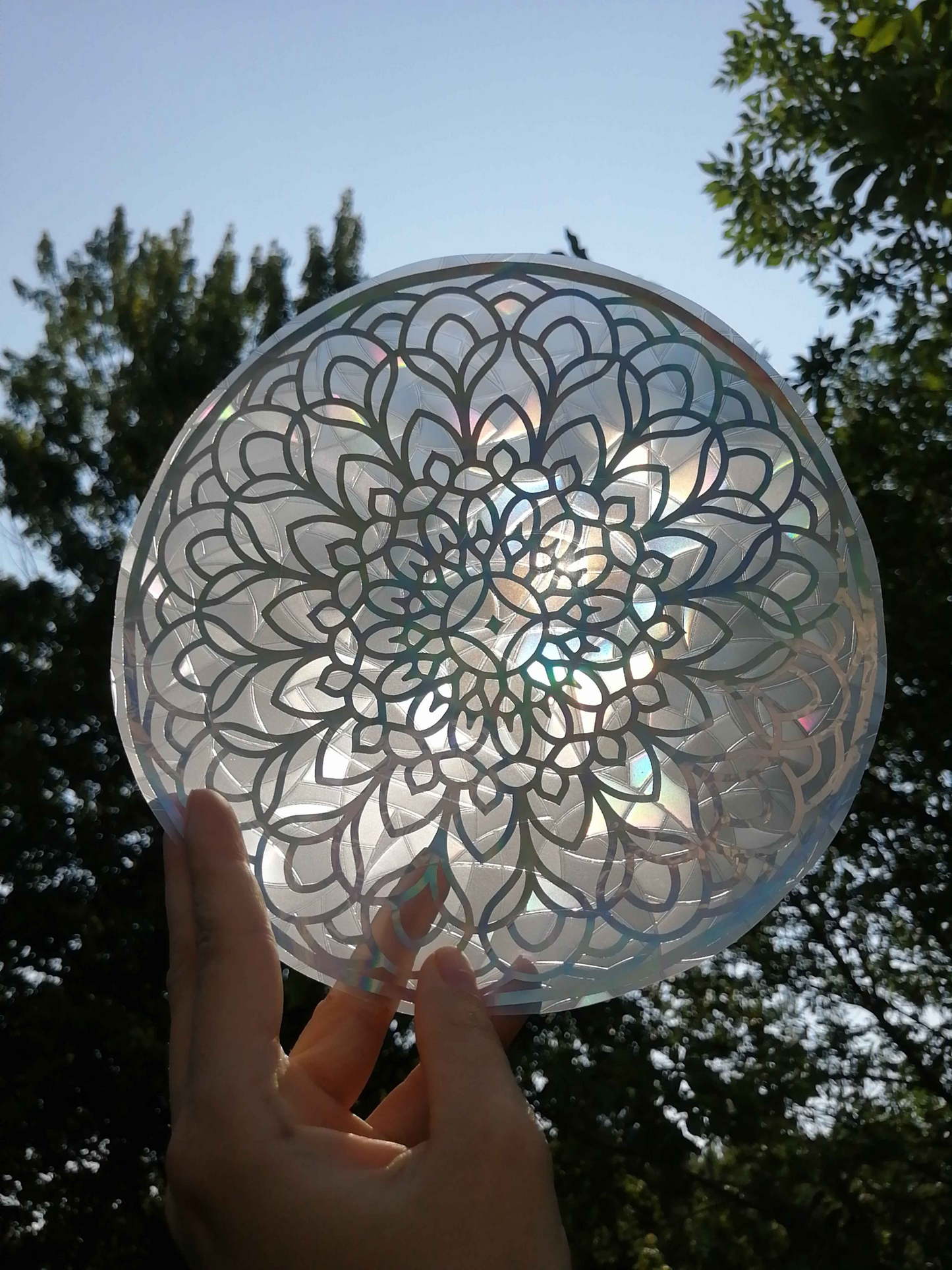 Collant suncatcher - Mandala Dandelion