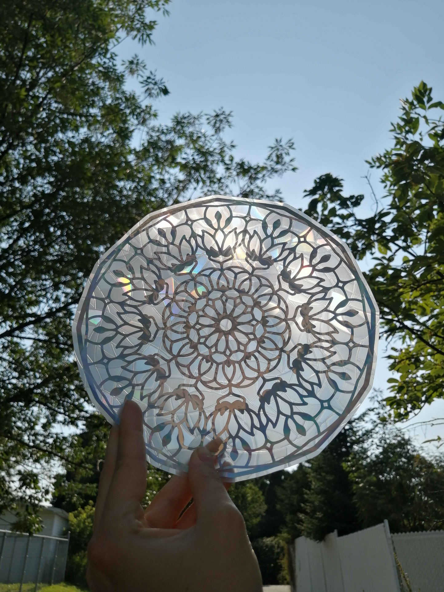 Collant suncatcher - Mandala Lotus