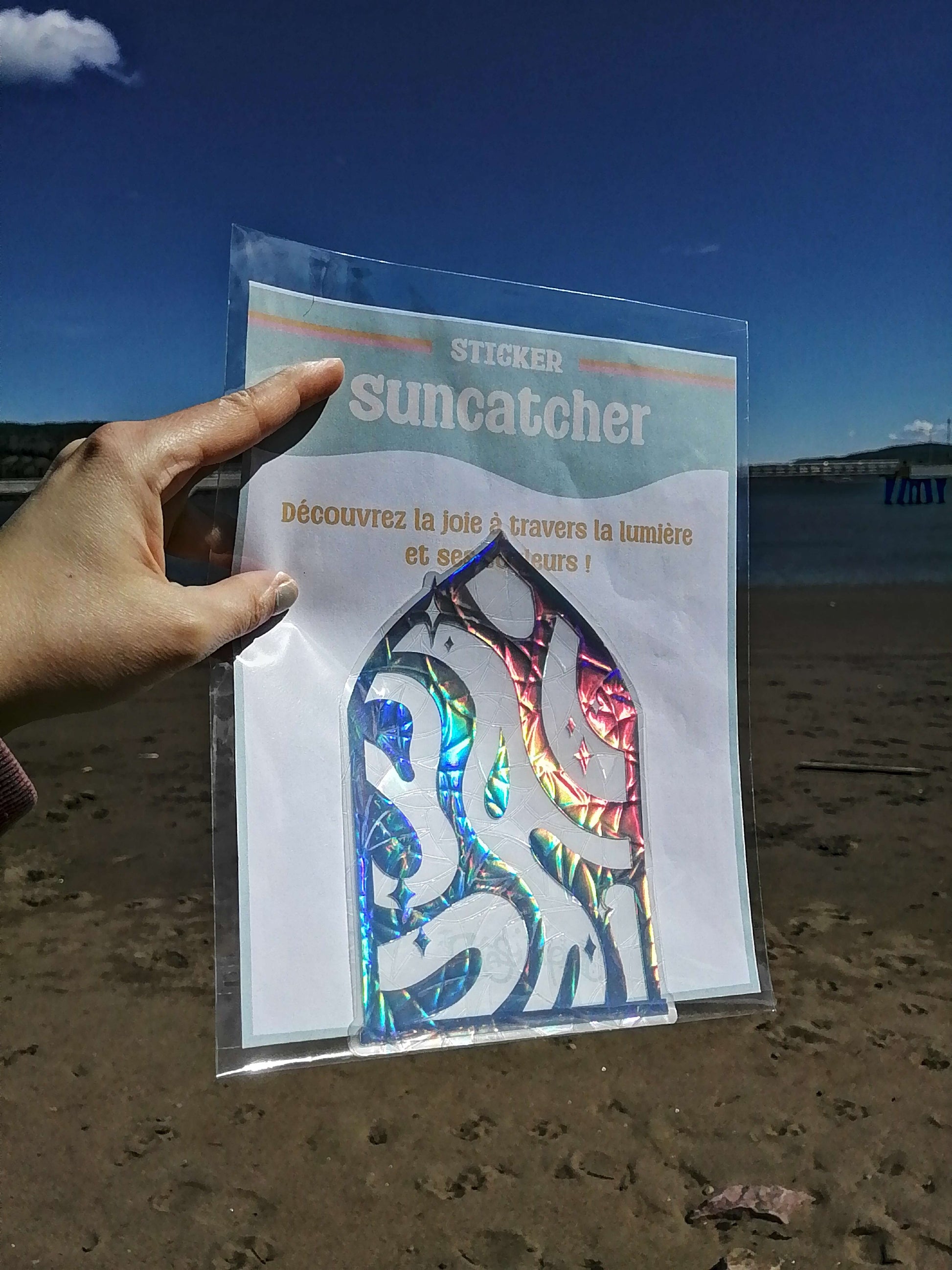 Window sticker suncatcher