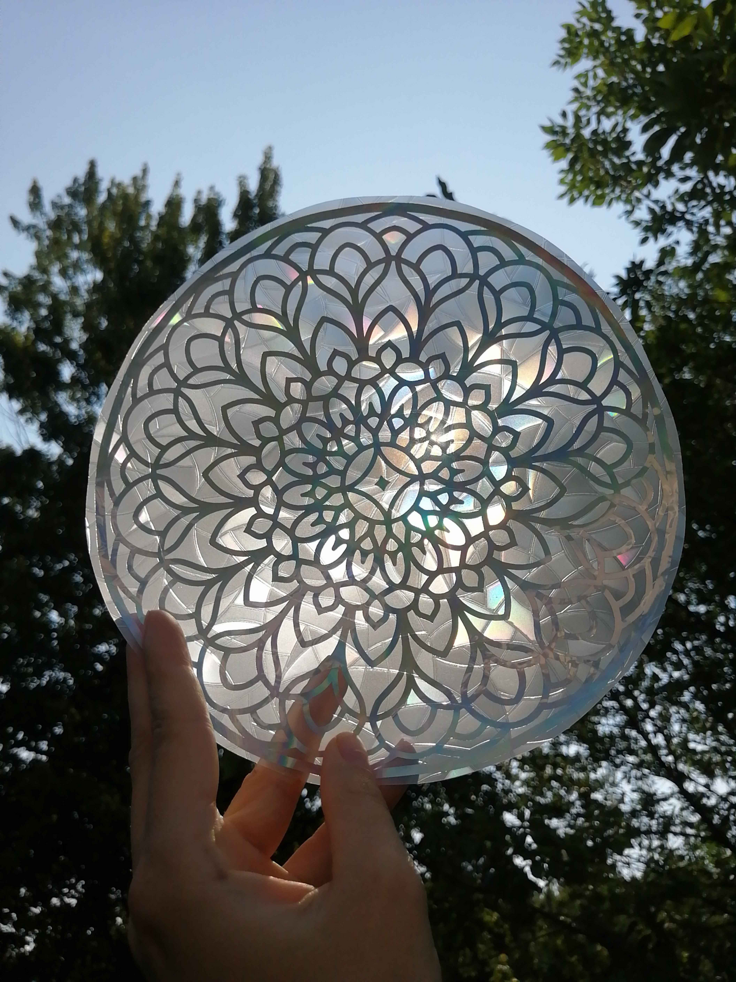 Mandala Dandelion - Sticker Suncatcher